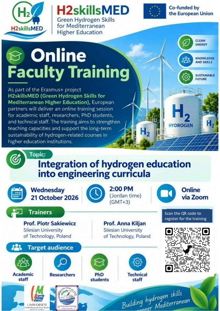 Formation Erasmus+CBHE-H2skillsMed
